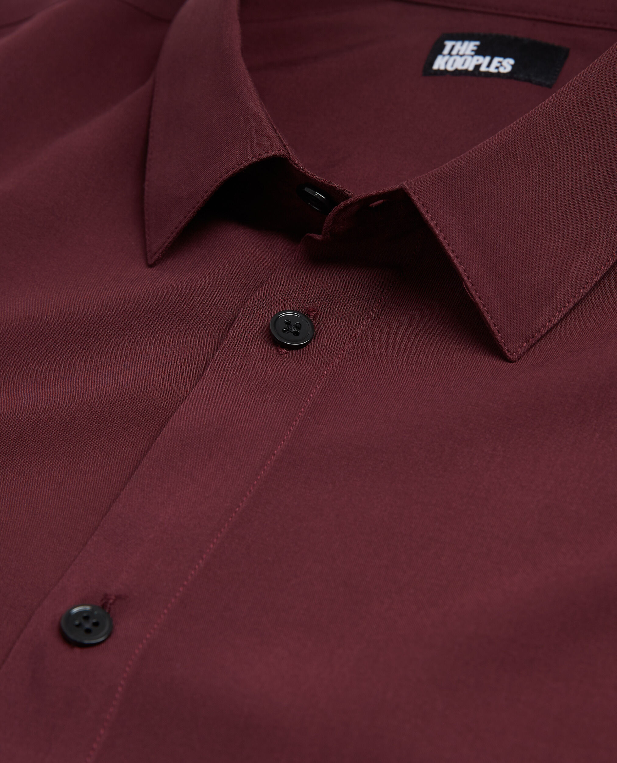 Chemise col classique rouge, BURGUNDY, hi-res image number null