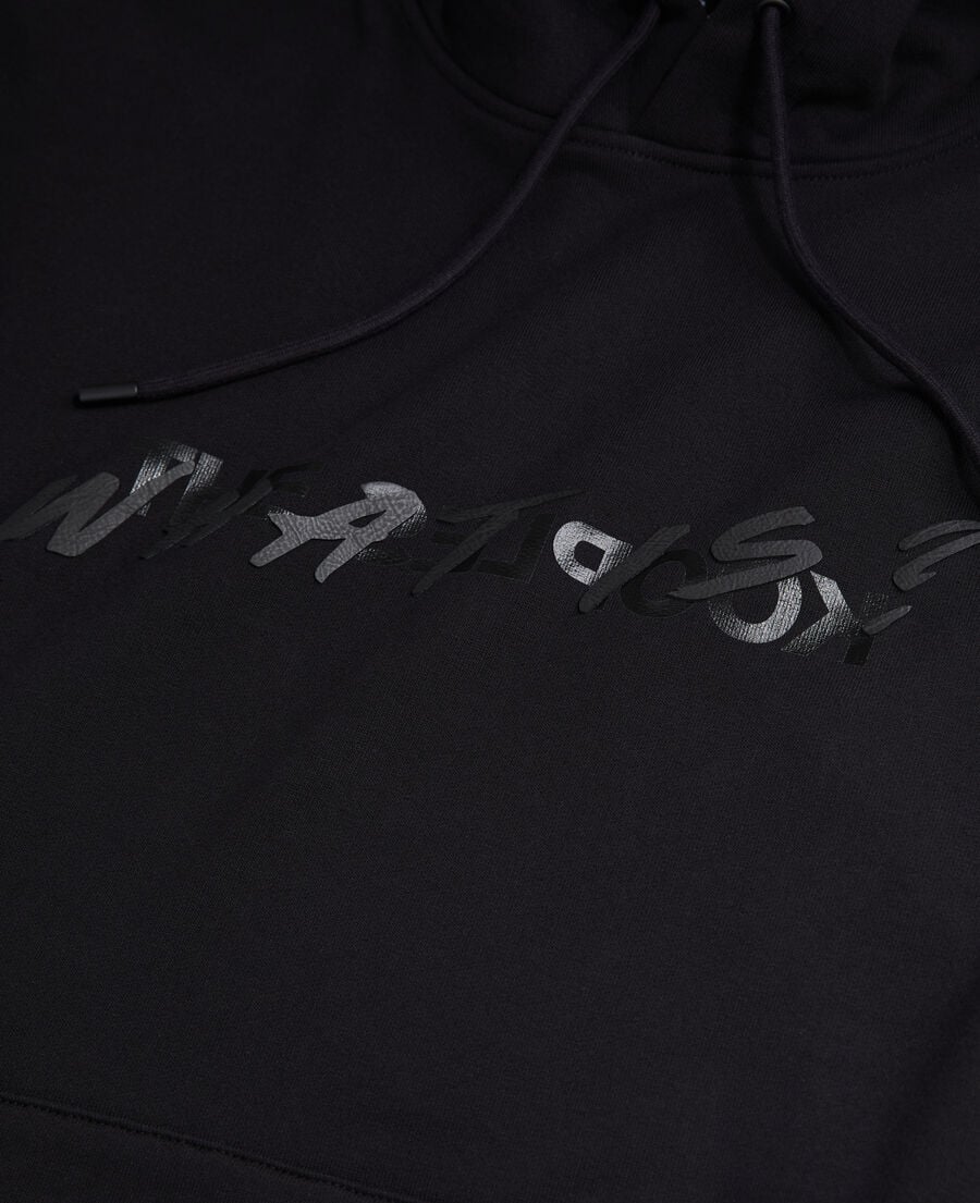 The Kooples MEN BLACK men's black what is hoodie