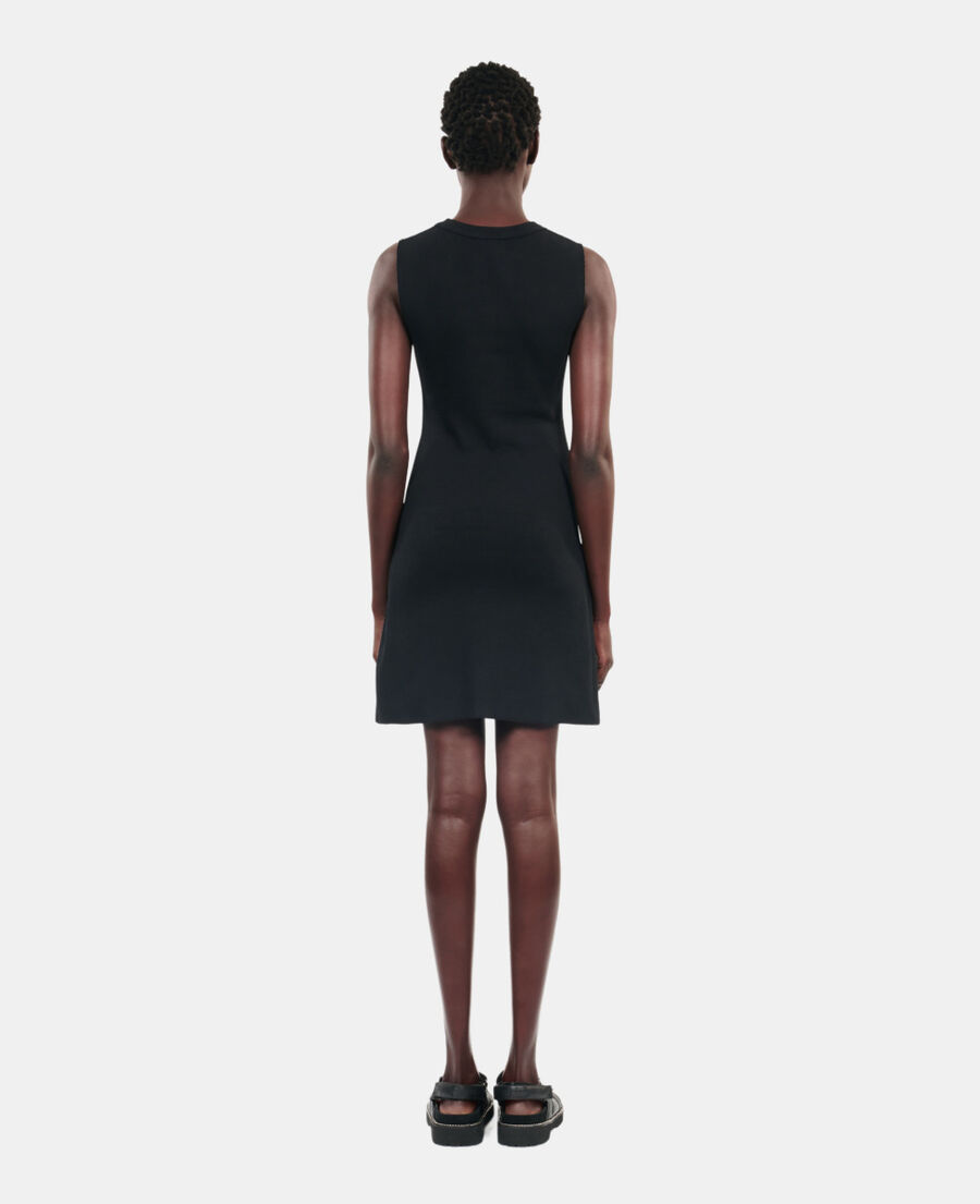 The Kooples F BLACK black short blazon dress