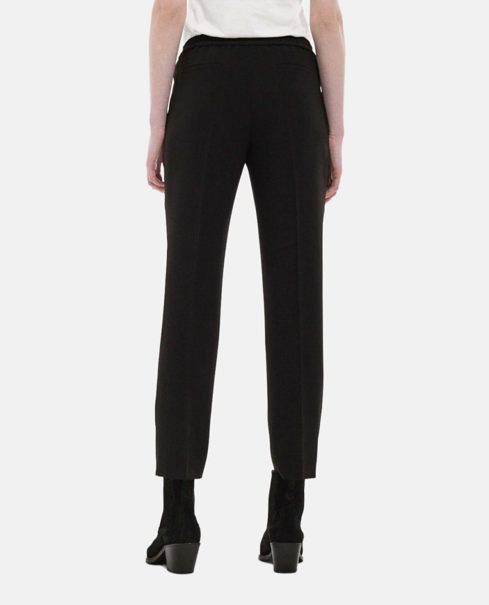 Pantalon noir shop fluide taille elastique