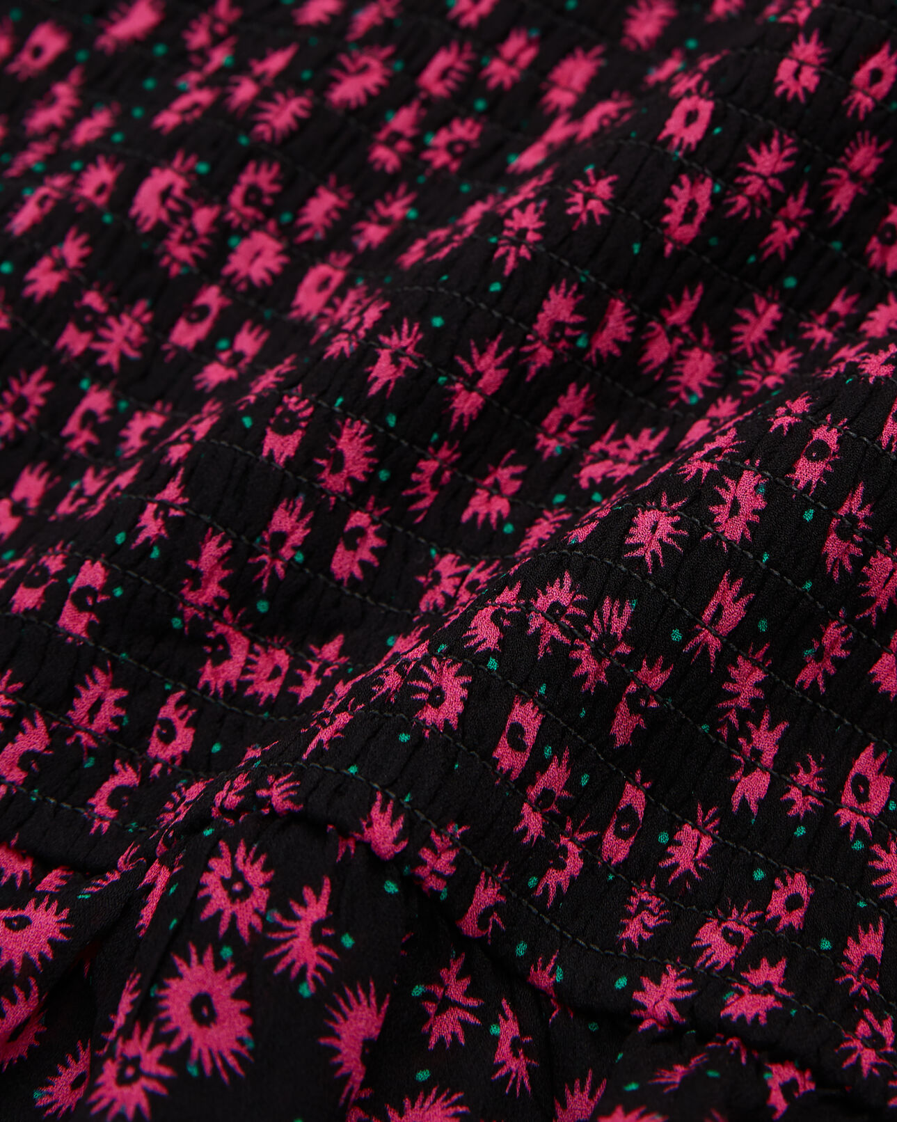 The Kooples WOMEN PINK short printed skirt