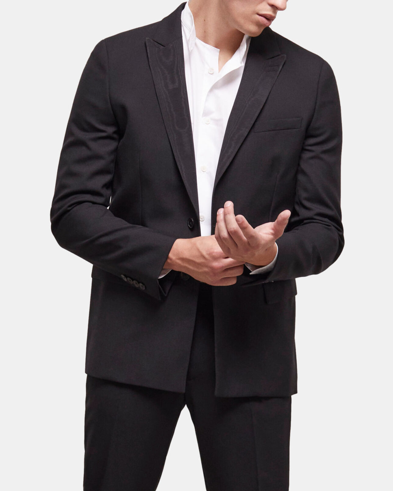 The Kooples HOMBRE BLACK chaqueta traje lana negra