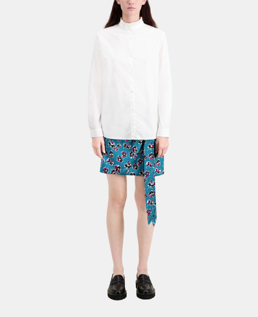chemise blanche en popeline
