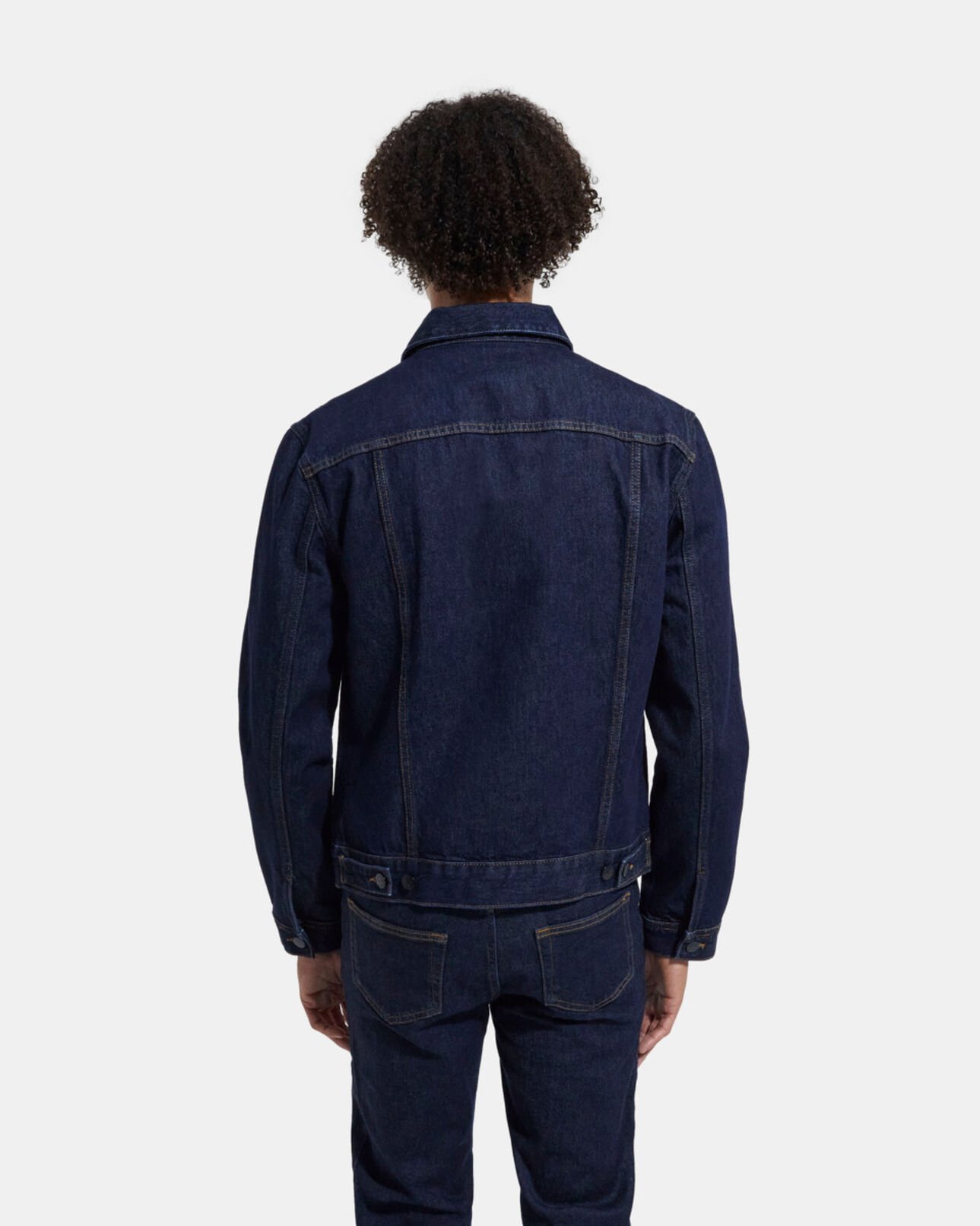 The Kooples HOMME BLUE BRUT blouson en jean bleu