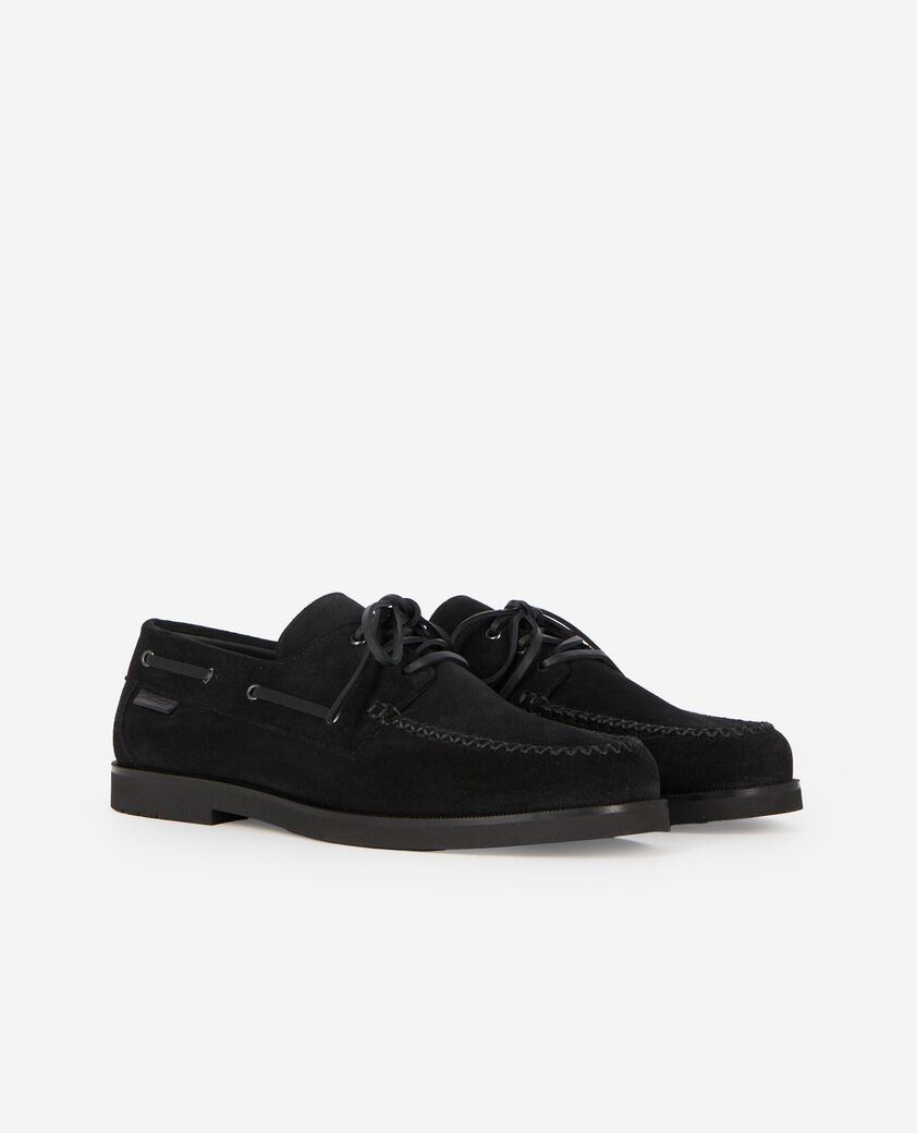 The Kooples MEN BLACK black suede loafers