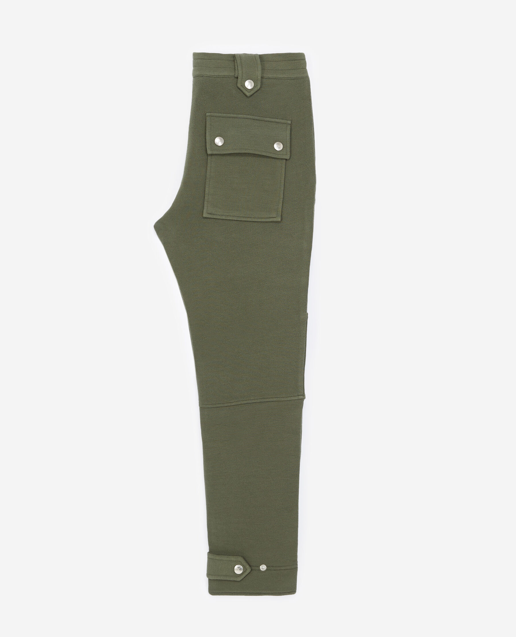 Khaki joggers with zippers online