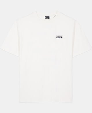The Kooples HOMME ECRU t-shirt oversize avec s&eacute;rigraphie &eacute;cru