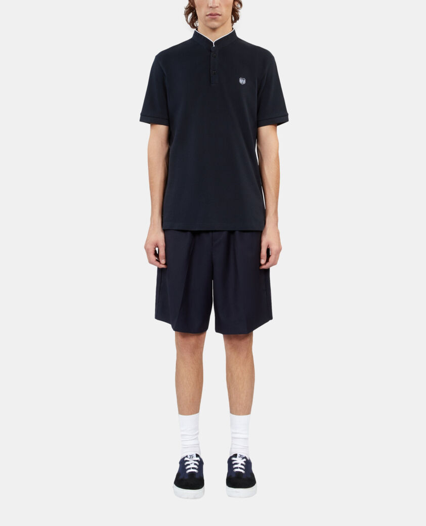 The Kooples HOMME NAVY polo en coton piqué bleu marine
