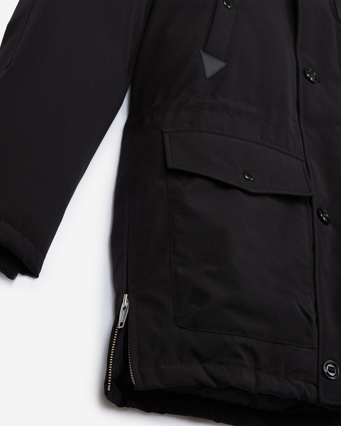 The Kooples MEN BLACK oversize parka 