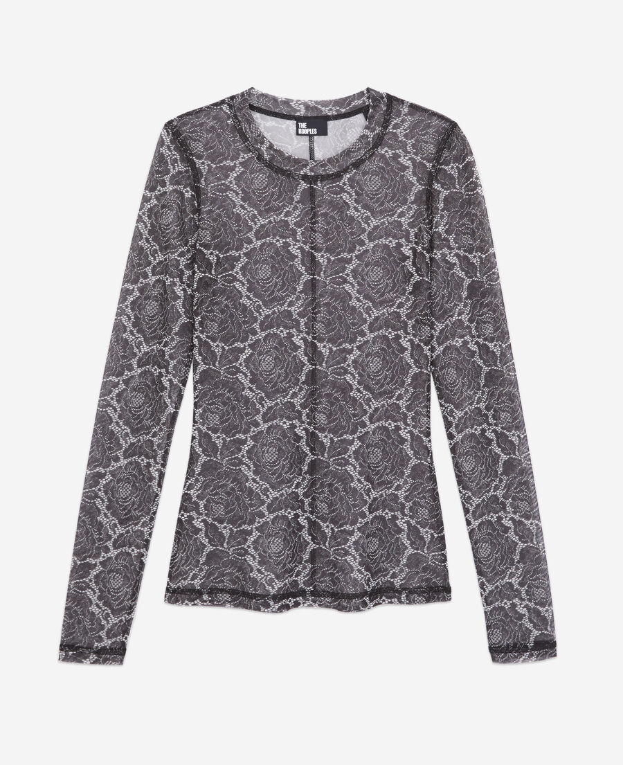 The Kooples WOMEN BLACK printed top