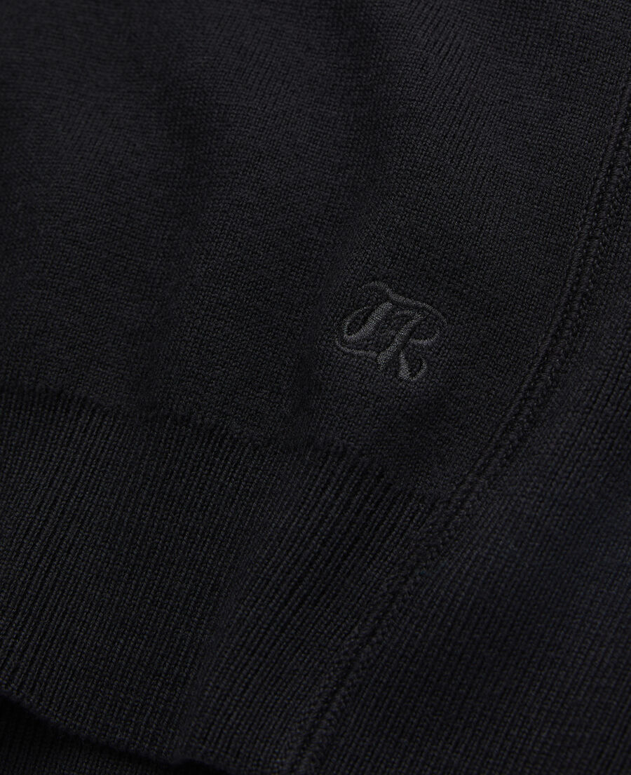 The Kooples F BLACK black balaclava sweater