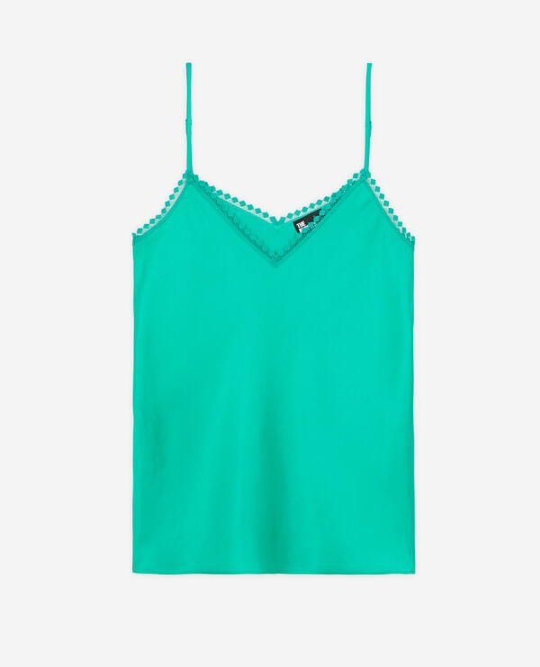 green camisole