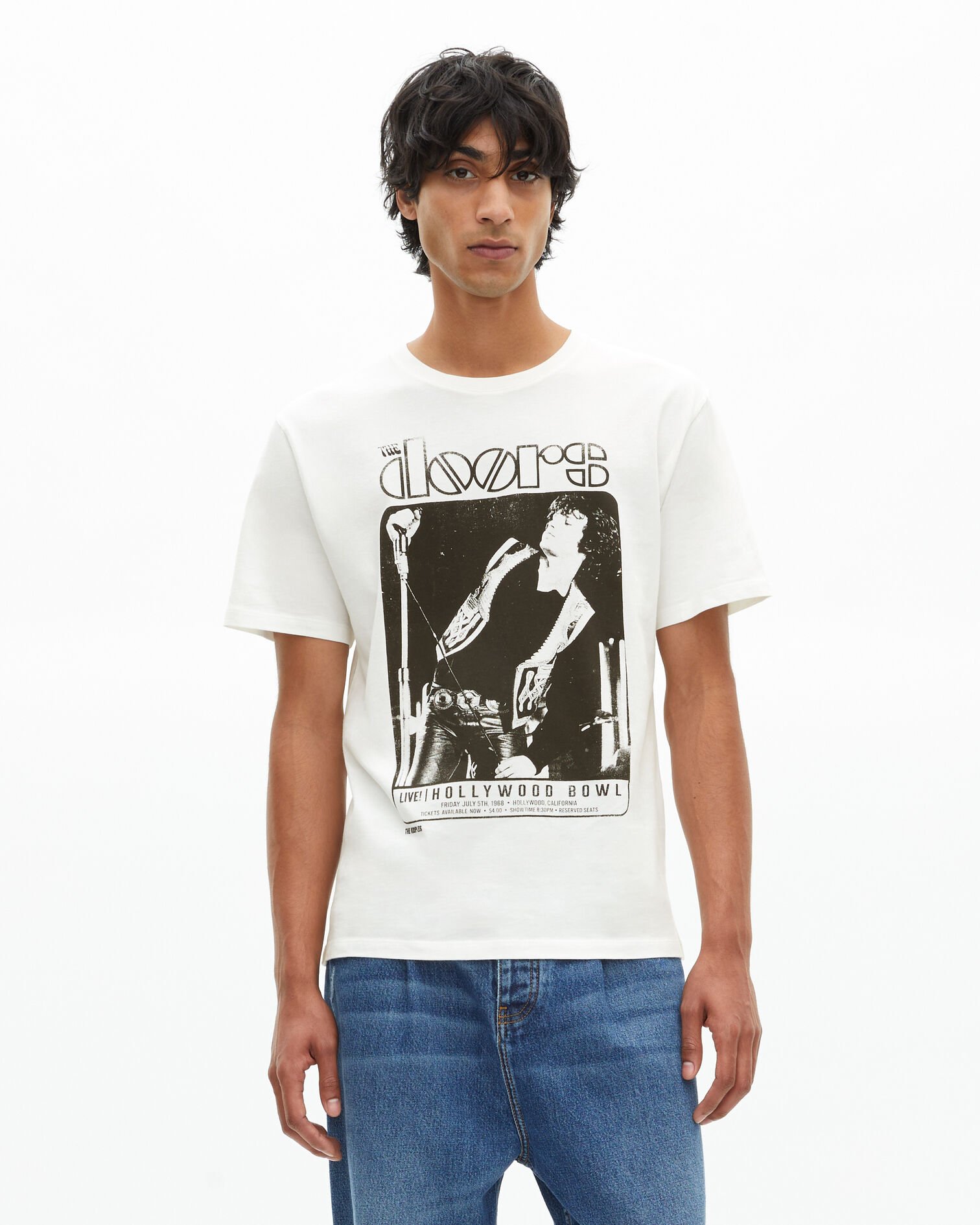 T-shirt mixte The Doors X The Kooples écru, ECRU, hi-res image number null
