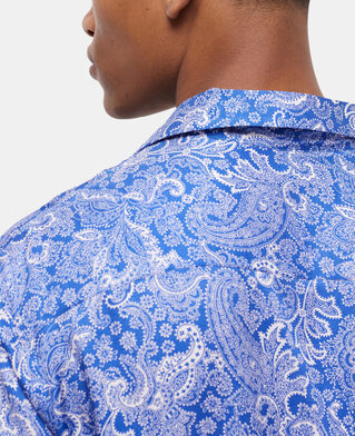 The Kooples H BLUE blue printed shirt