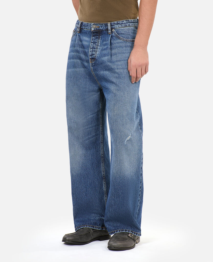The Kooples HOMBRE BLUE ELECTRIC vaqueros anchos azul oscuro