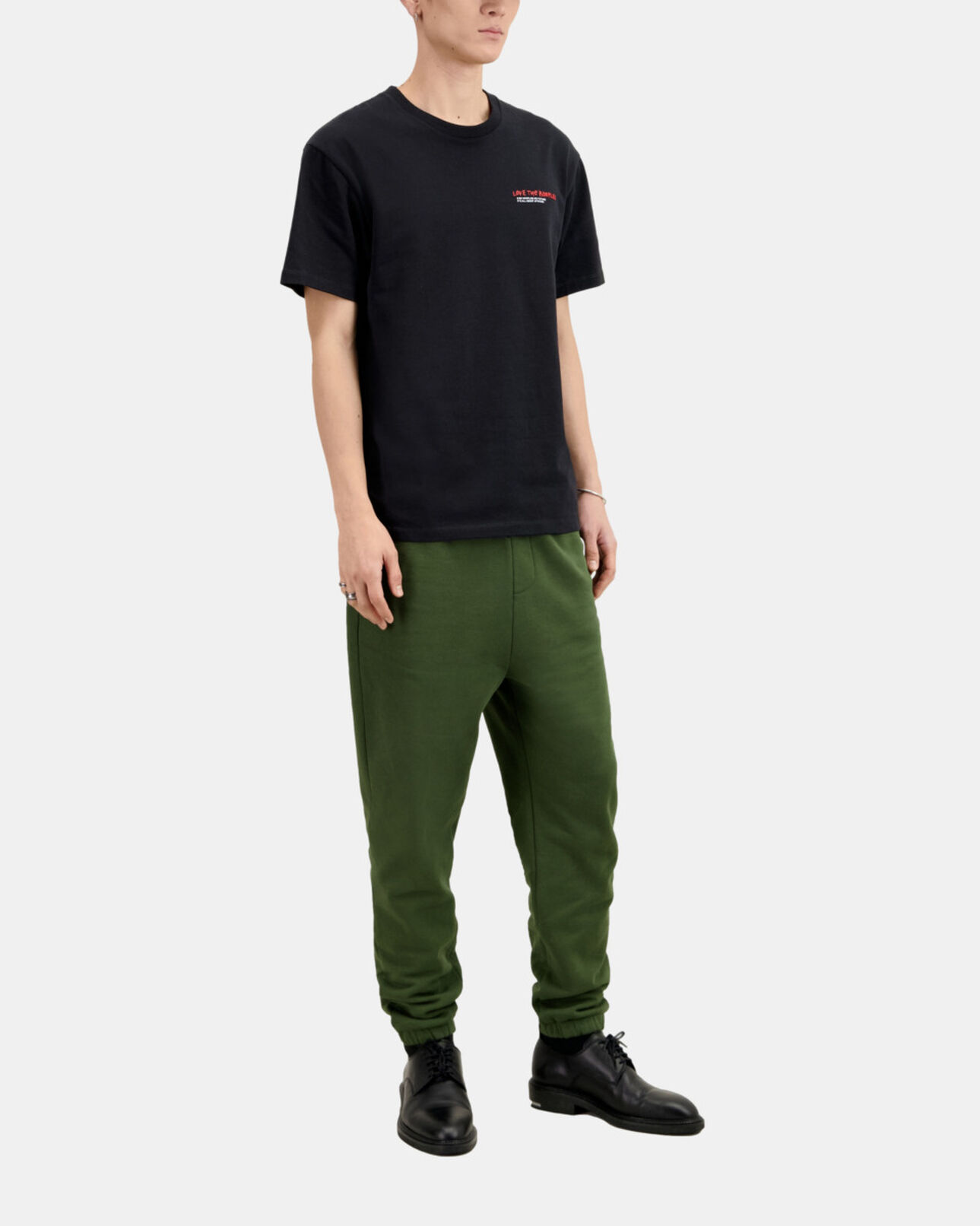 The Kooples HOMME BLACK t-shirt homme i love kooples noir