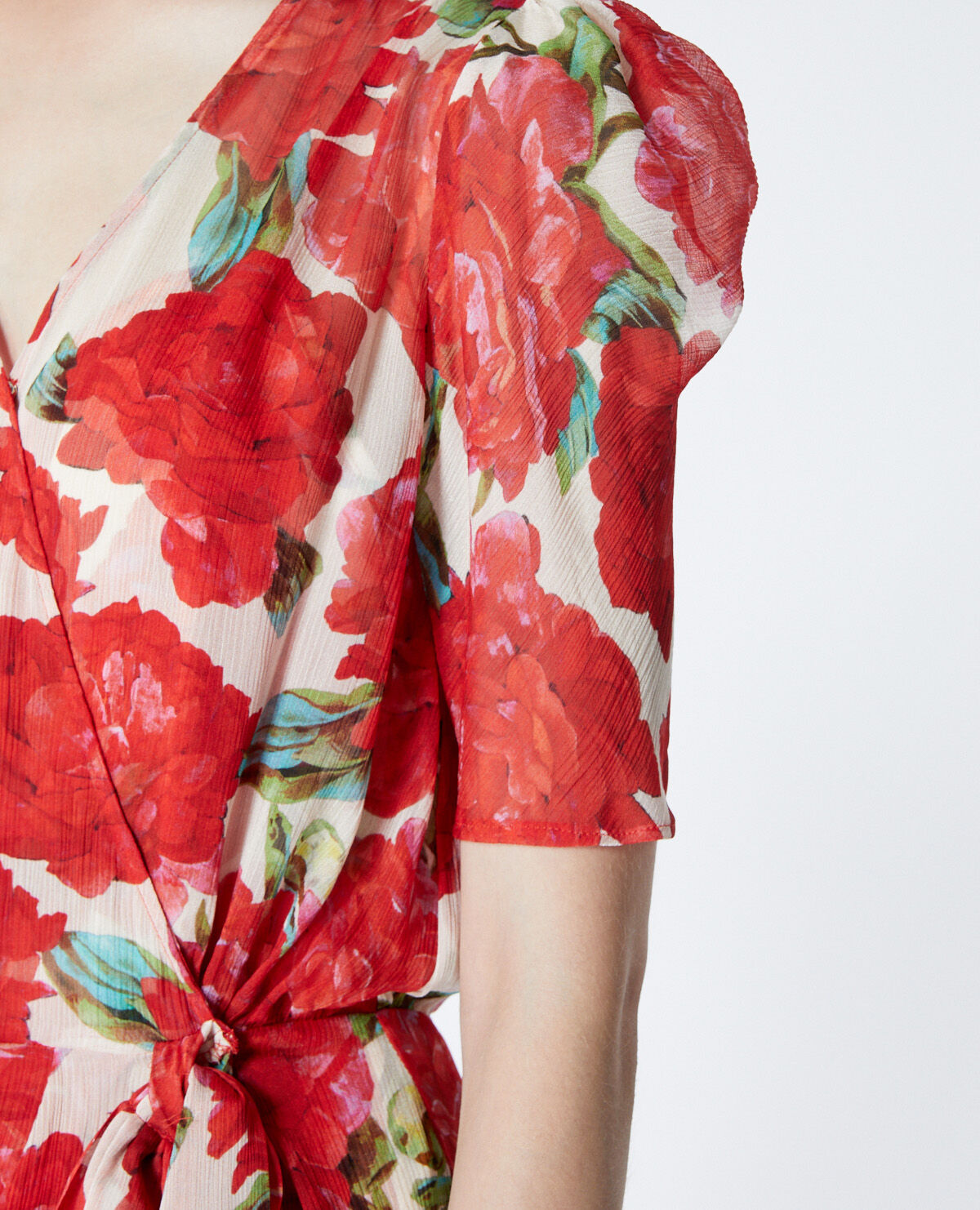Robe the kooples fleurs discount rouge