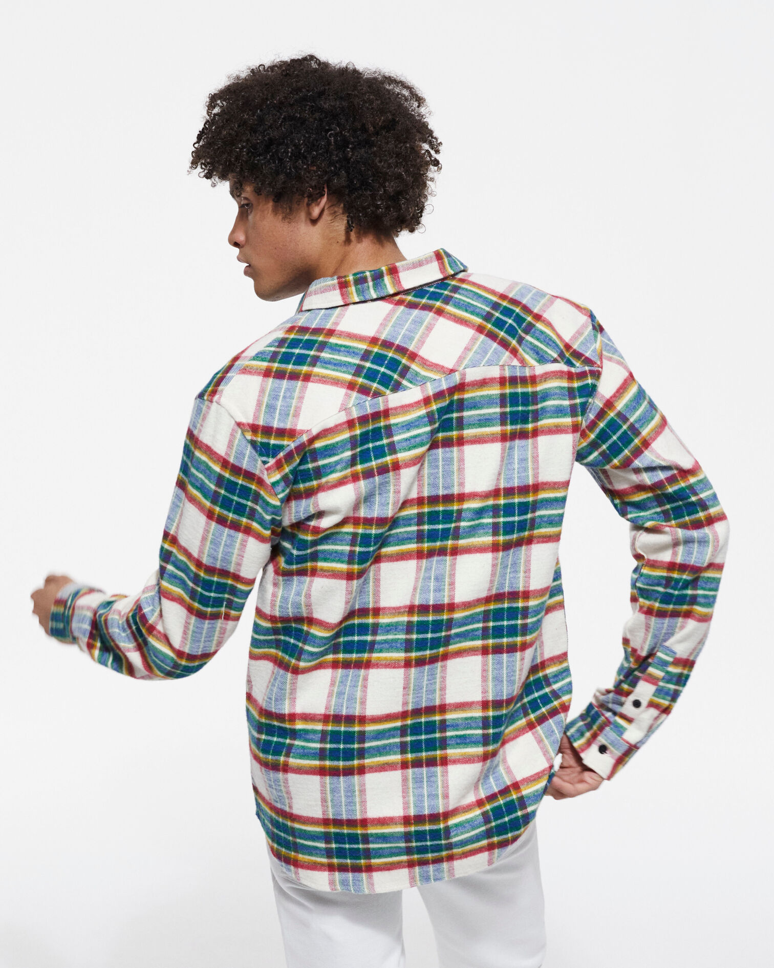 Chemise col classique à carreaux, MULTICOLOR, hi-res image number null
