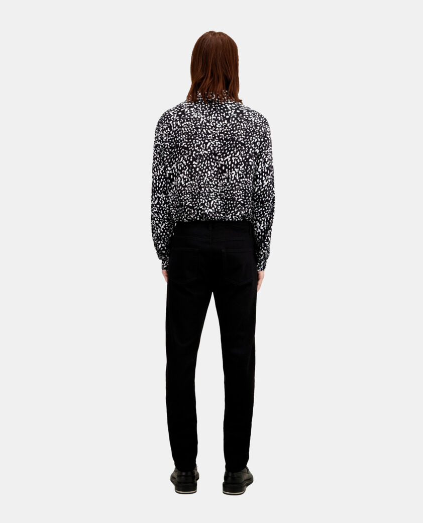 The Kooples HOMME BLACK BRUT jean slim noir