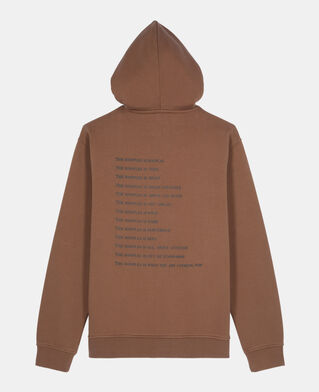 The Kooples MEN BROWN brown what is hoodie