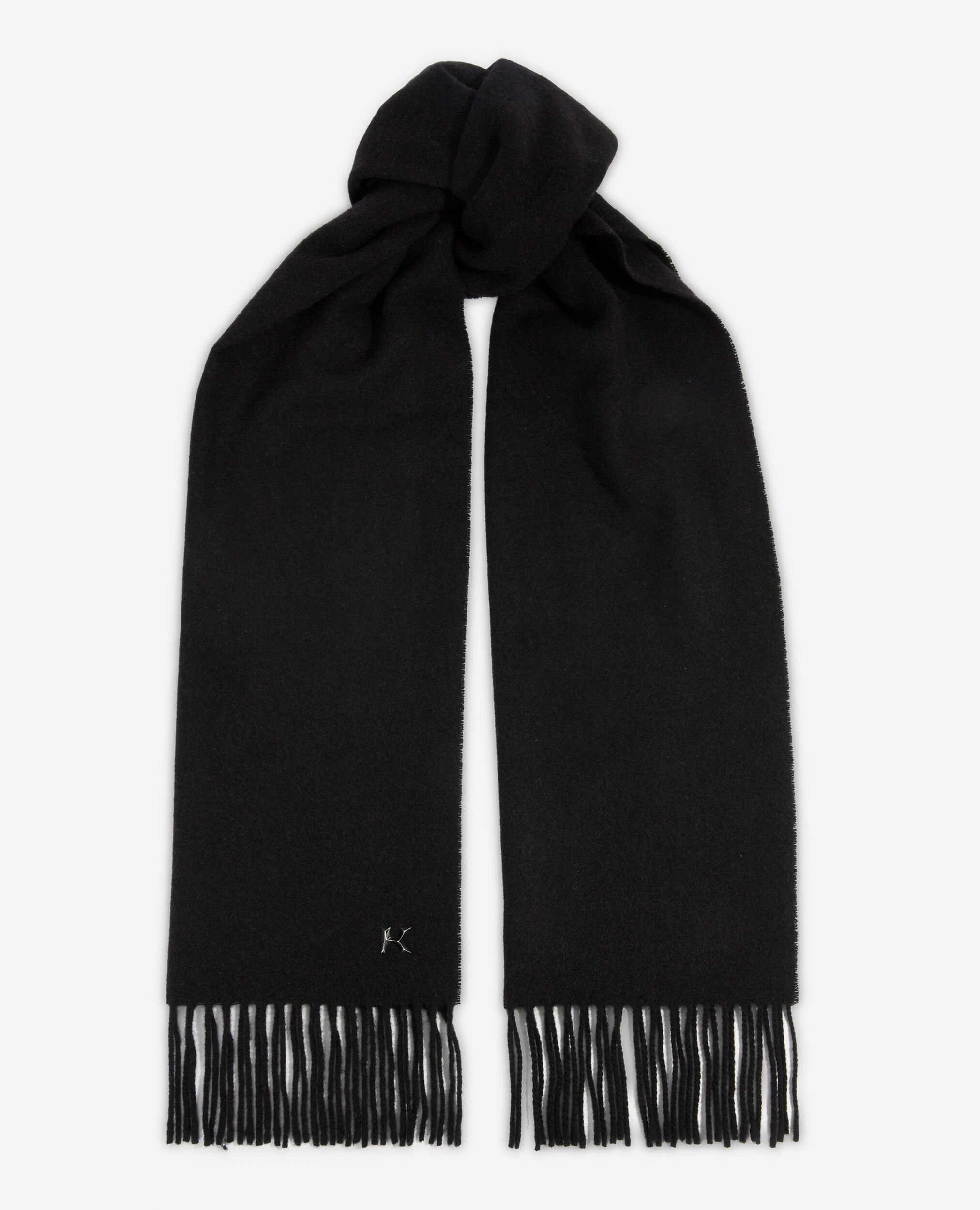 lana negra cachemira monograma The Kooples