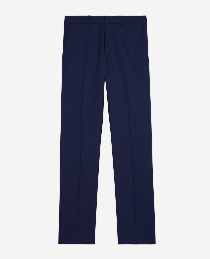 The Kooples H NAVY navy blue suit pants with micro motif
