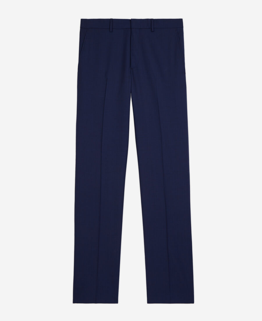 The Kooples HOMBRE NAVY pantalón traje micromotivo azul marino