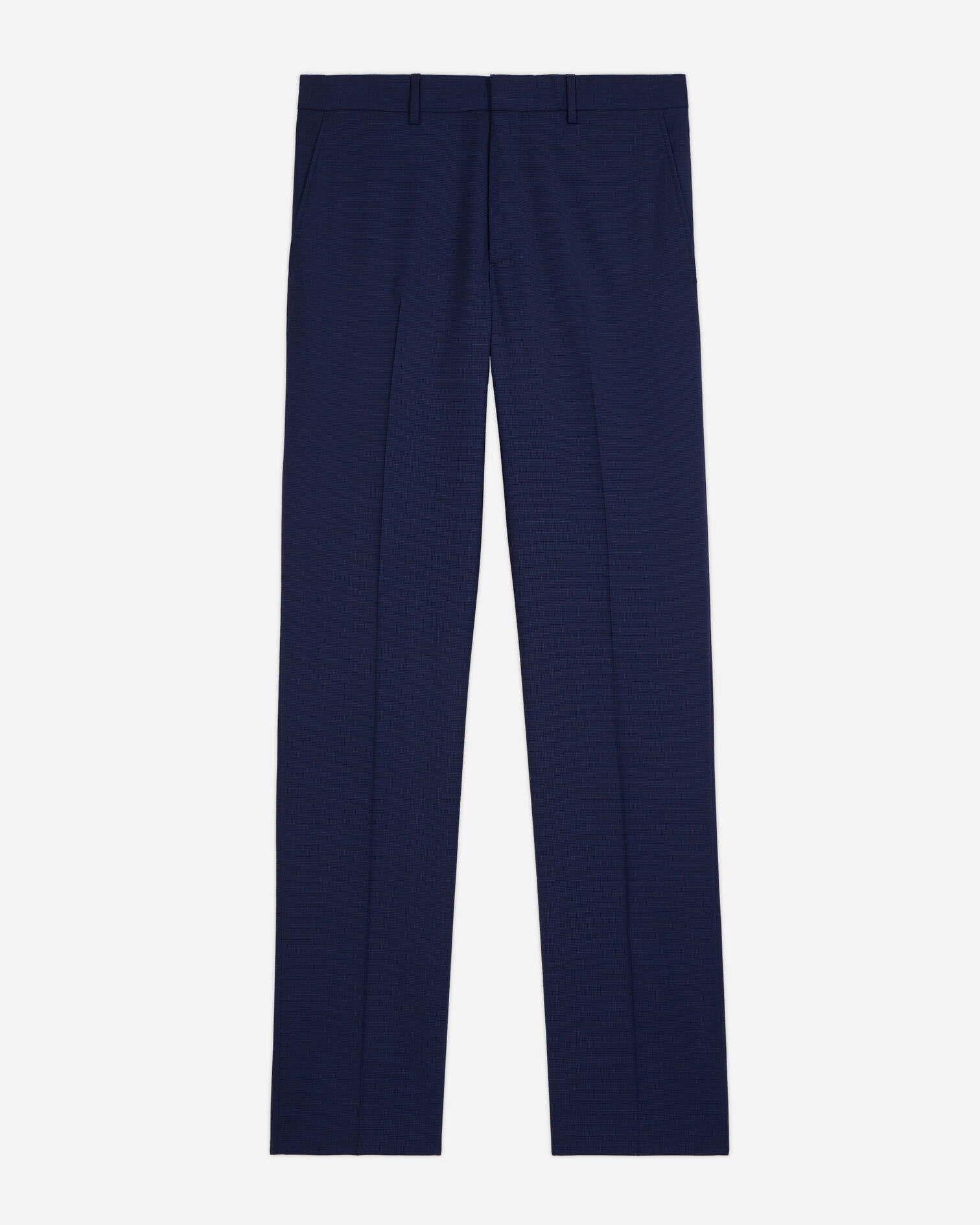 Navy blue suit pants with micro motif, NAVY, hi-res image number null