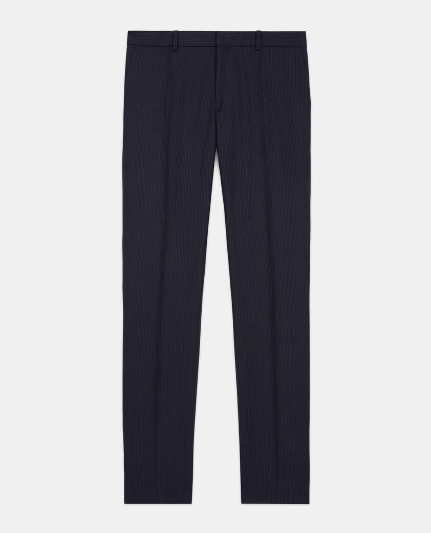 The Kooples H BLACK GREY striped wool suit pants