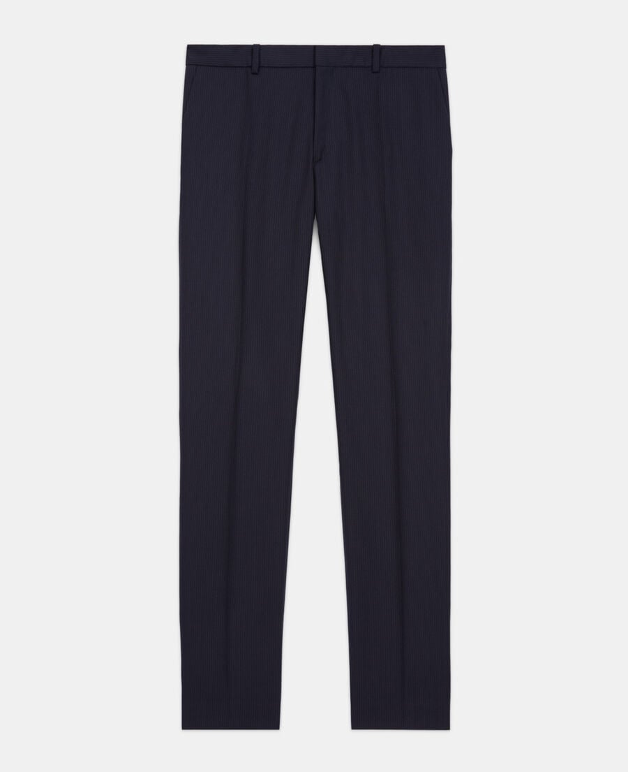 The Kooples H BLACK GREY striped wool suit pants