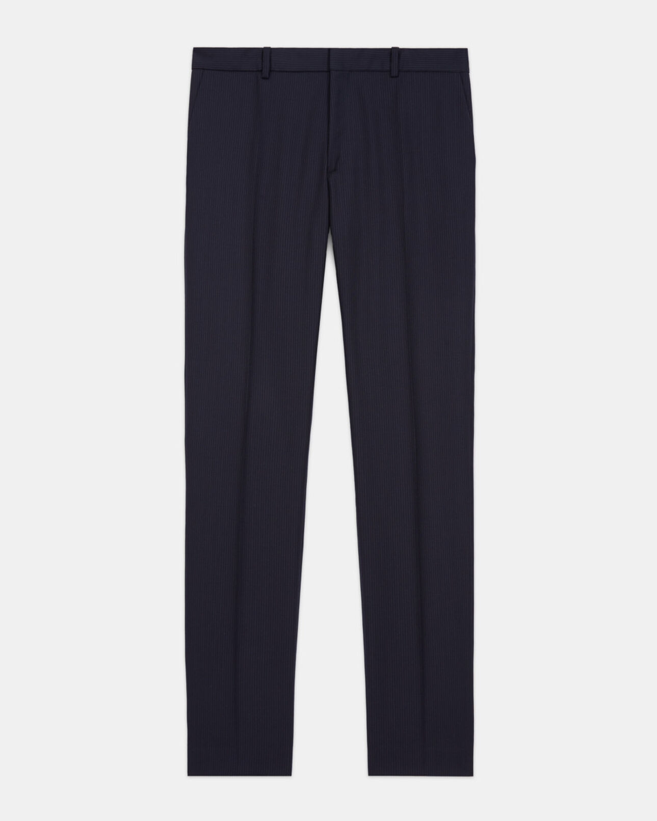 The Kooples HERREN BLACK GREY gestreifte anzughose aus wolle