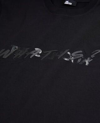 The Kooples MEN BLACK men's black what is t-shirt