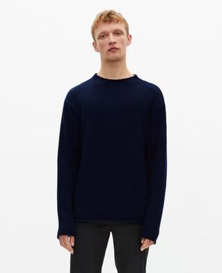 The Kooples HOMME DARK NAVY pull en laine marine