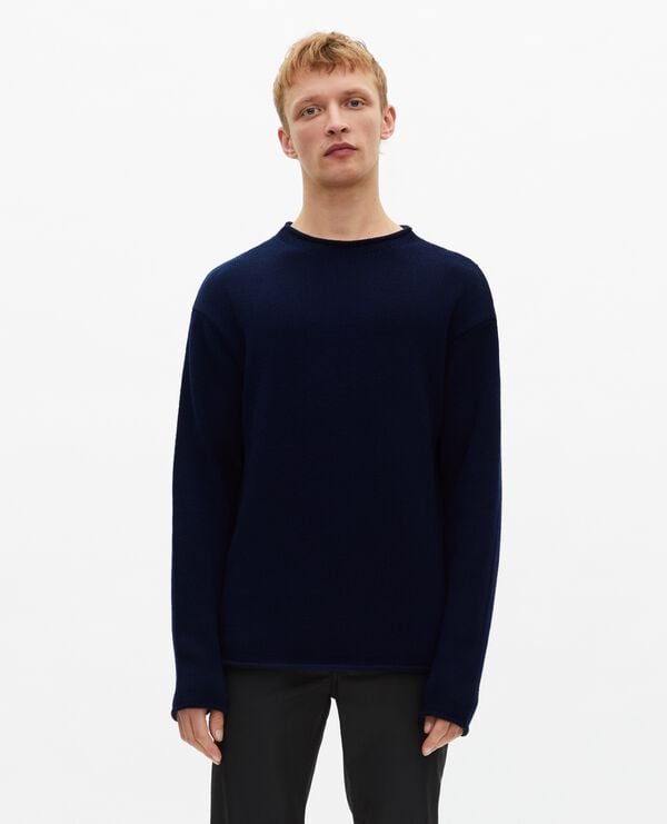 The Kooples HOMBRE DARK NAVY jersey de lana azul marino