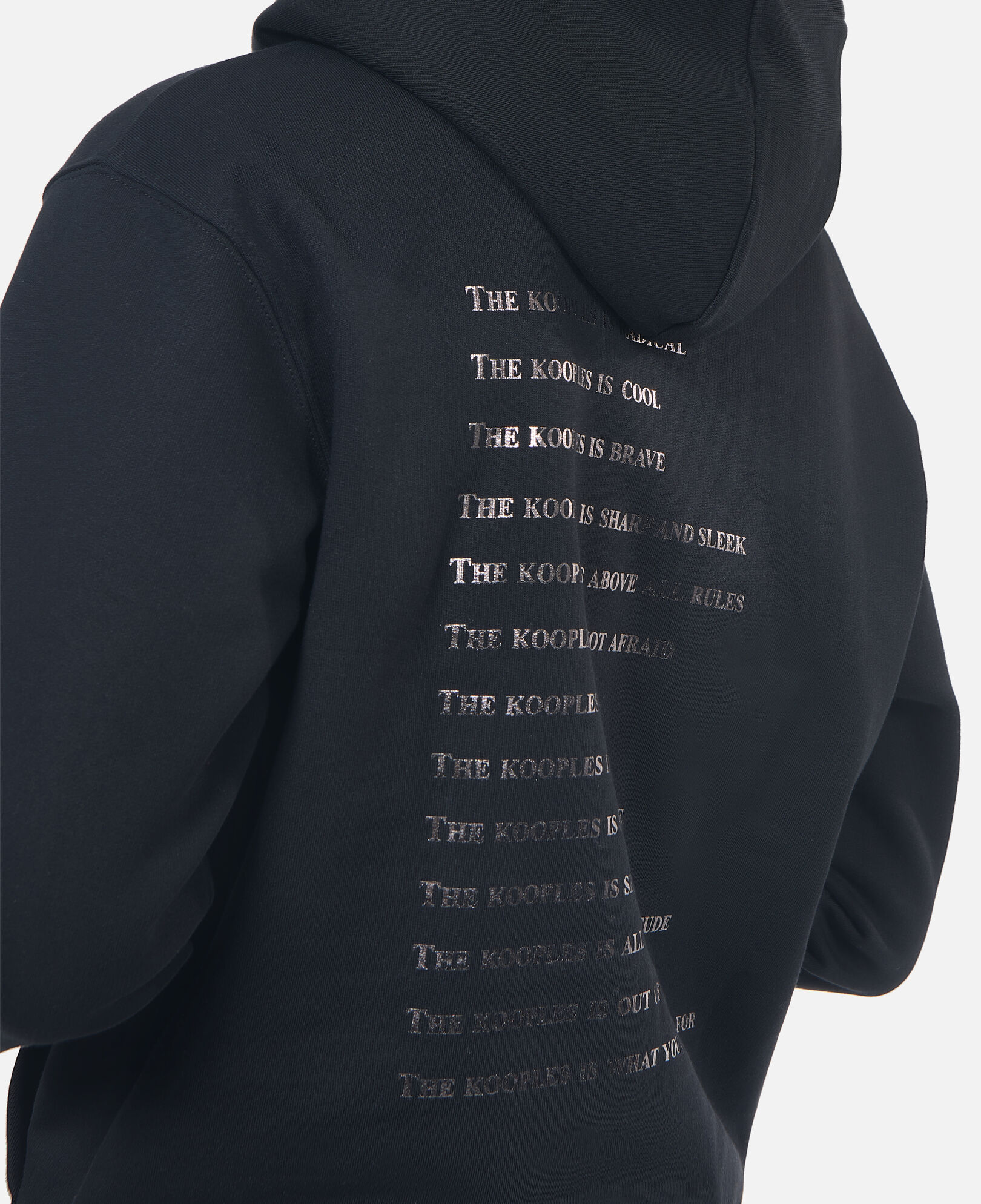 The Kooples MEN BLACK black what is hoodie