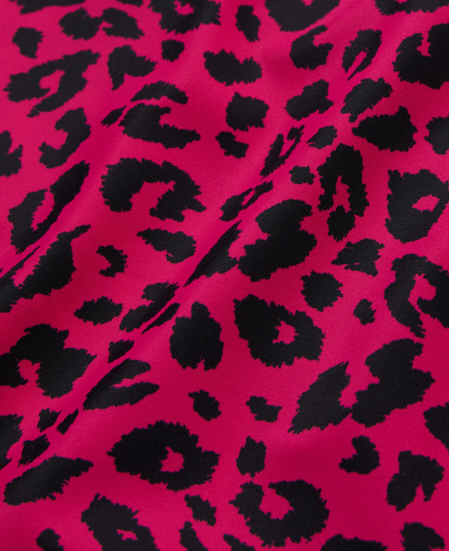 The Kooples F BLACK / PINK one-piece printed swimming costume