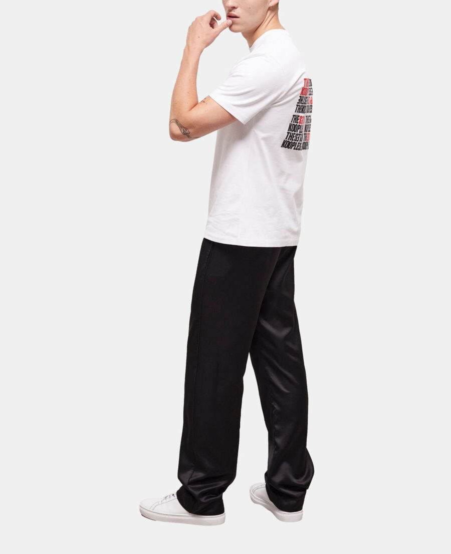 t-shirt logo the kooples blanc