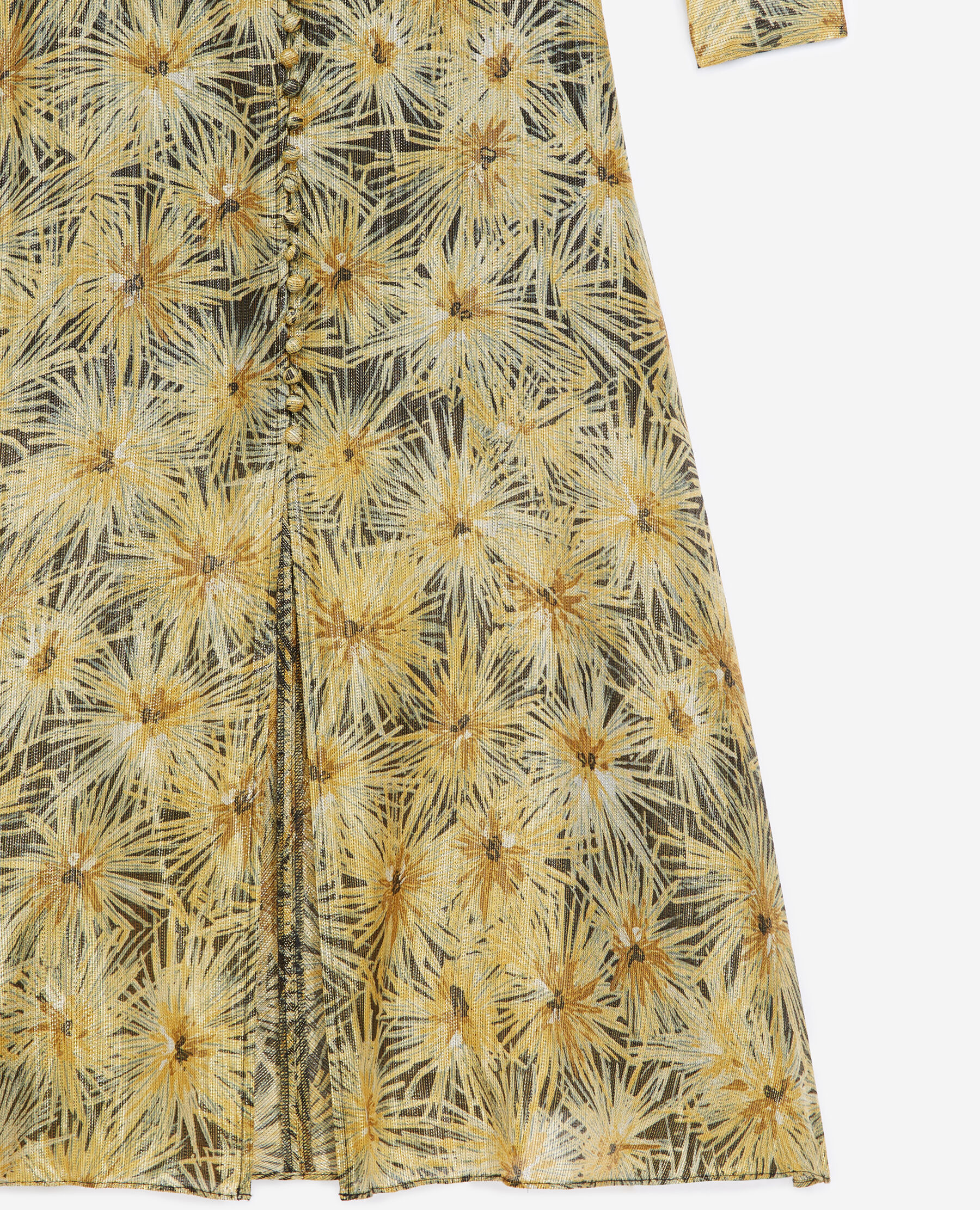 The kooples gold on sale leaf printed maxi