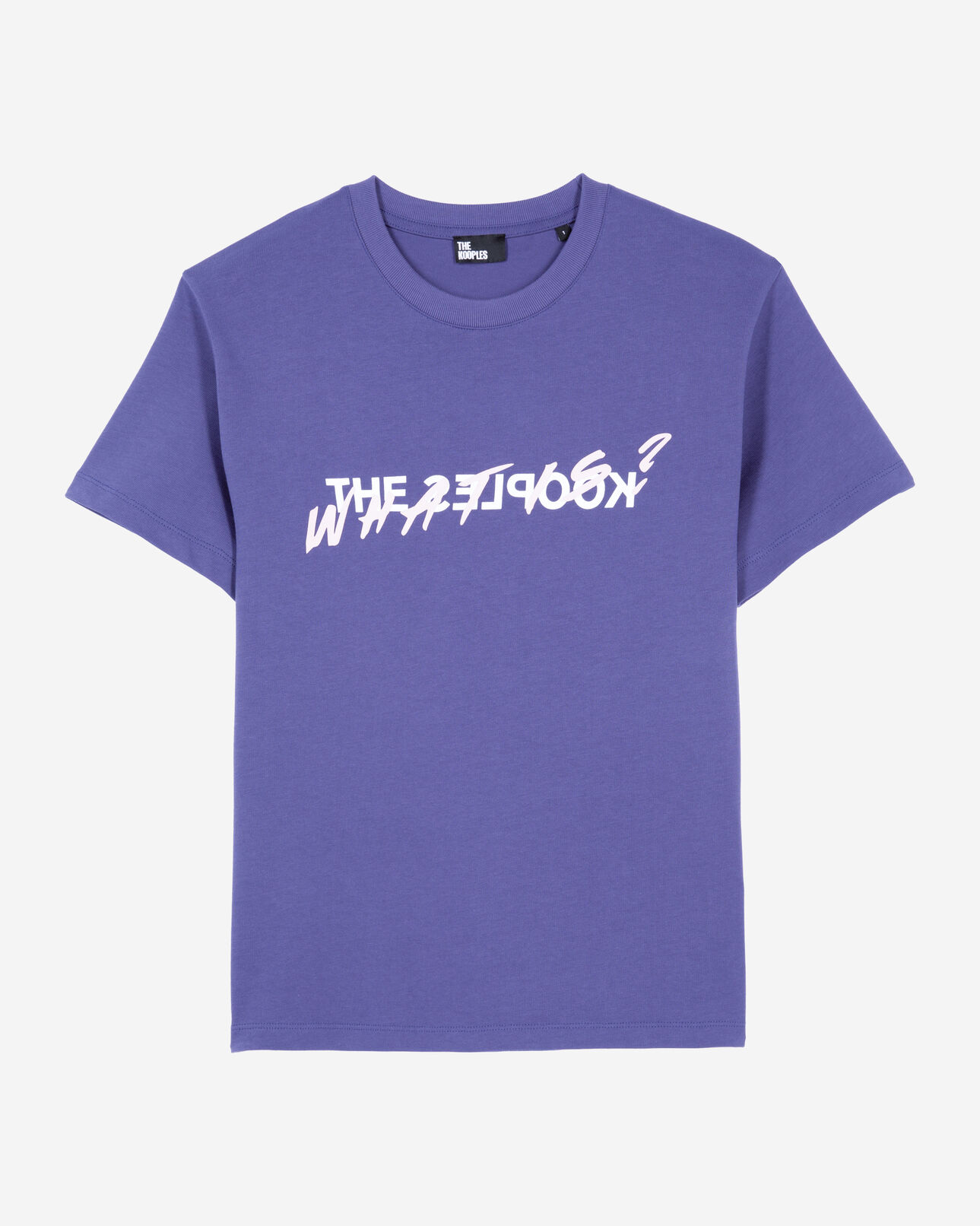 The Kooples DAMEN BLUE ATLANTIQUE t-shirt what is violett
