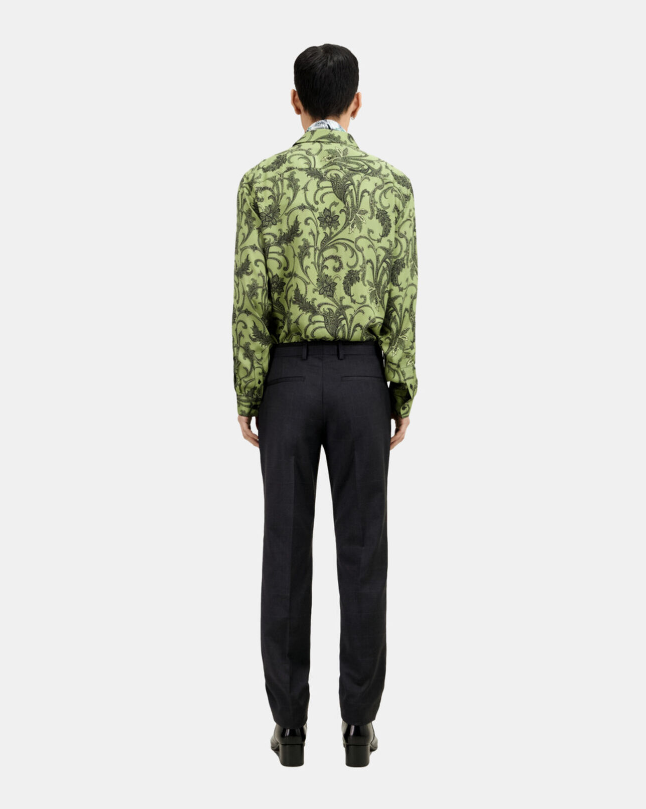 The Kooples HOMBRE DARK GREY pantalón traje príncipe gales gris lana