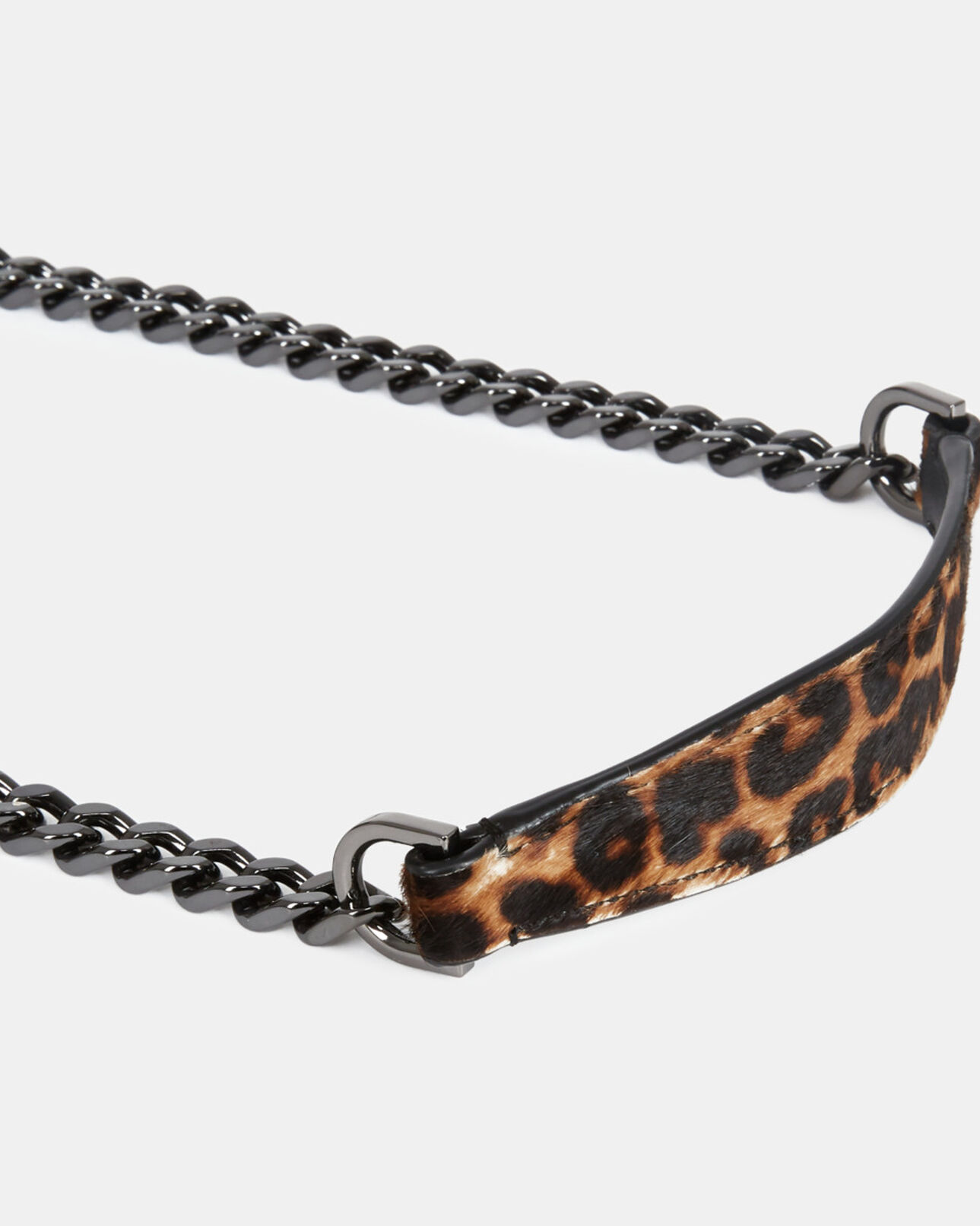 The Kooples FEMME LEOPARD sac emily small en cuir léopard