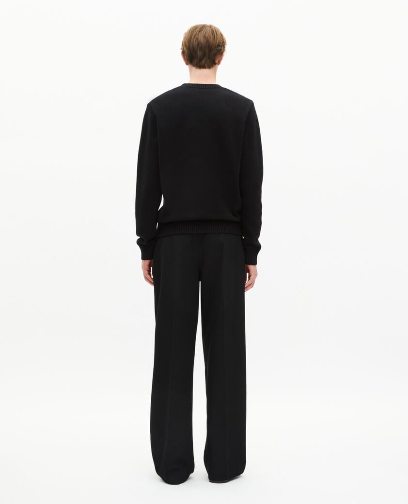 The Kooples MEN BLACK-ECRU black skull sweater