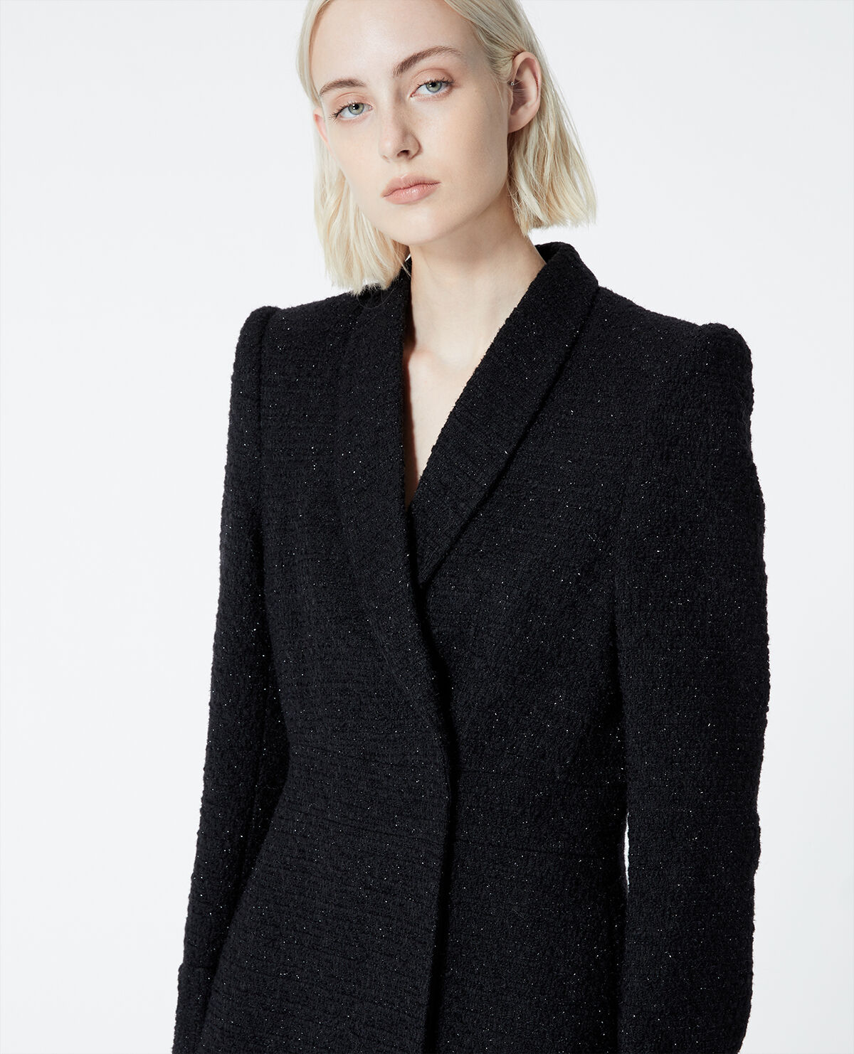 Kooples cheap tweed jacket