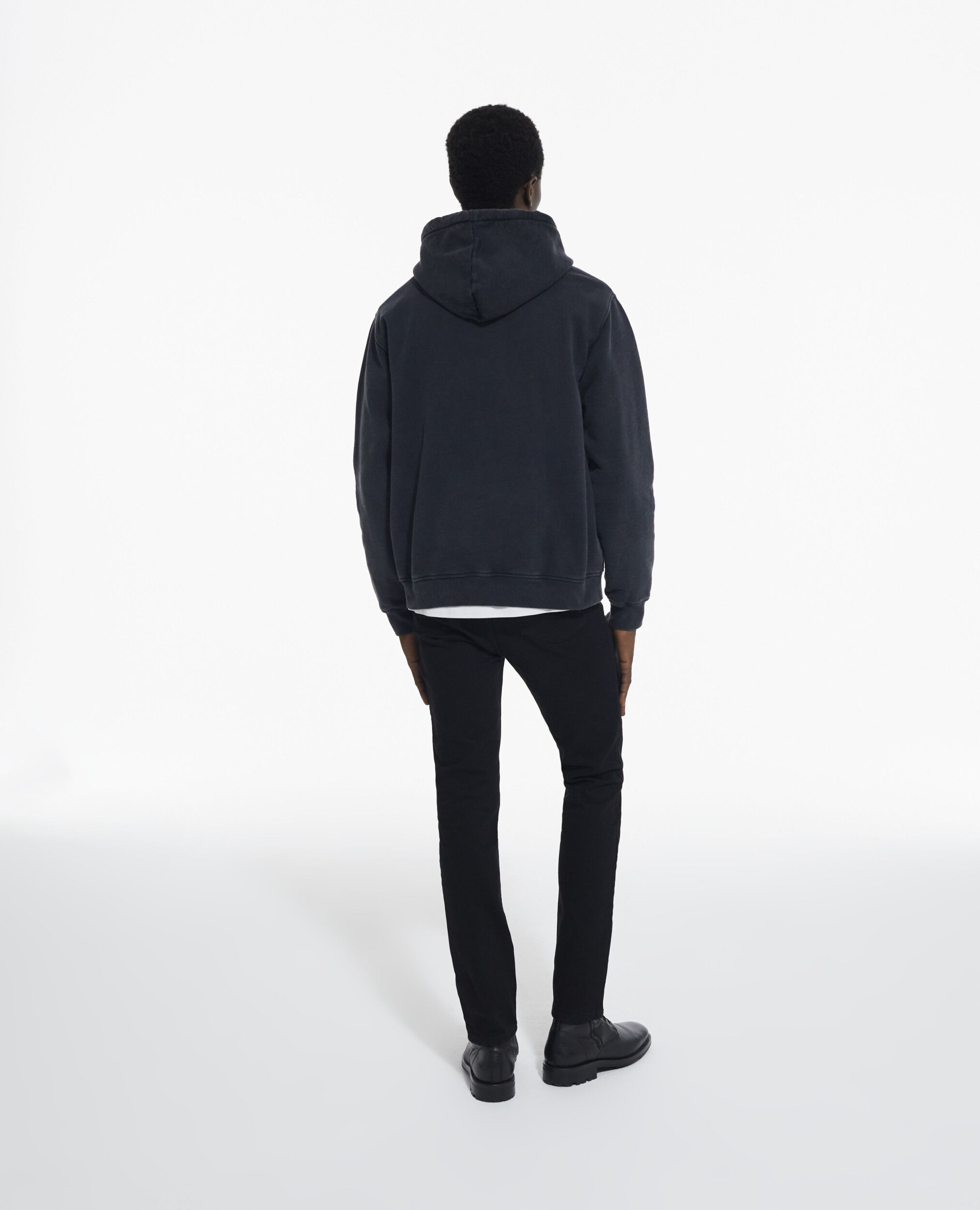 Sweatshirt noir, BLACK WASHED, hi-res image number null