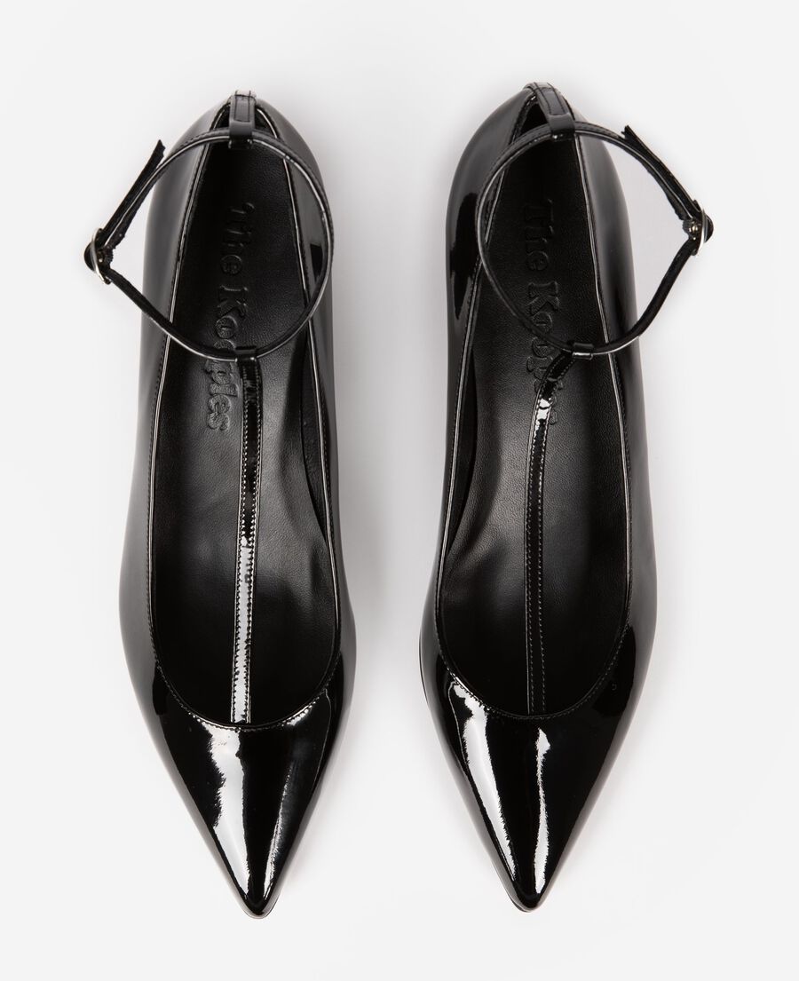The Kooples F BLACK heeled pumps with black strap