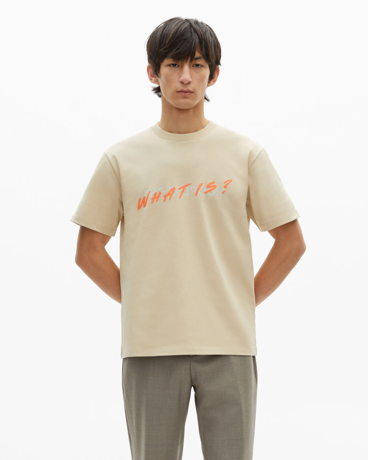 The Kooples MEN BEIGE TAUPE beige what is t-shirt