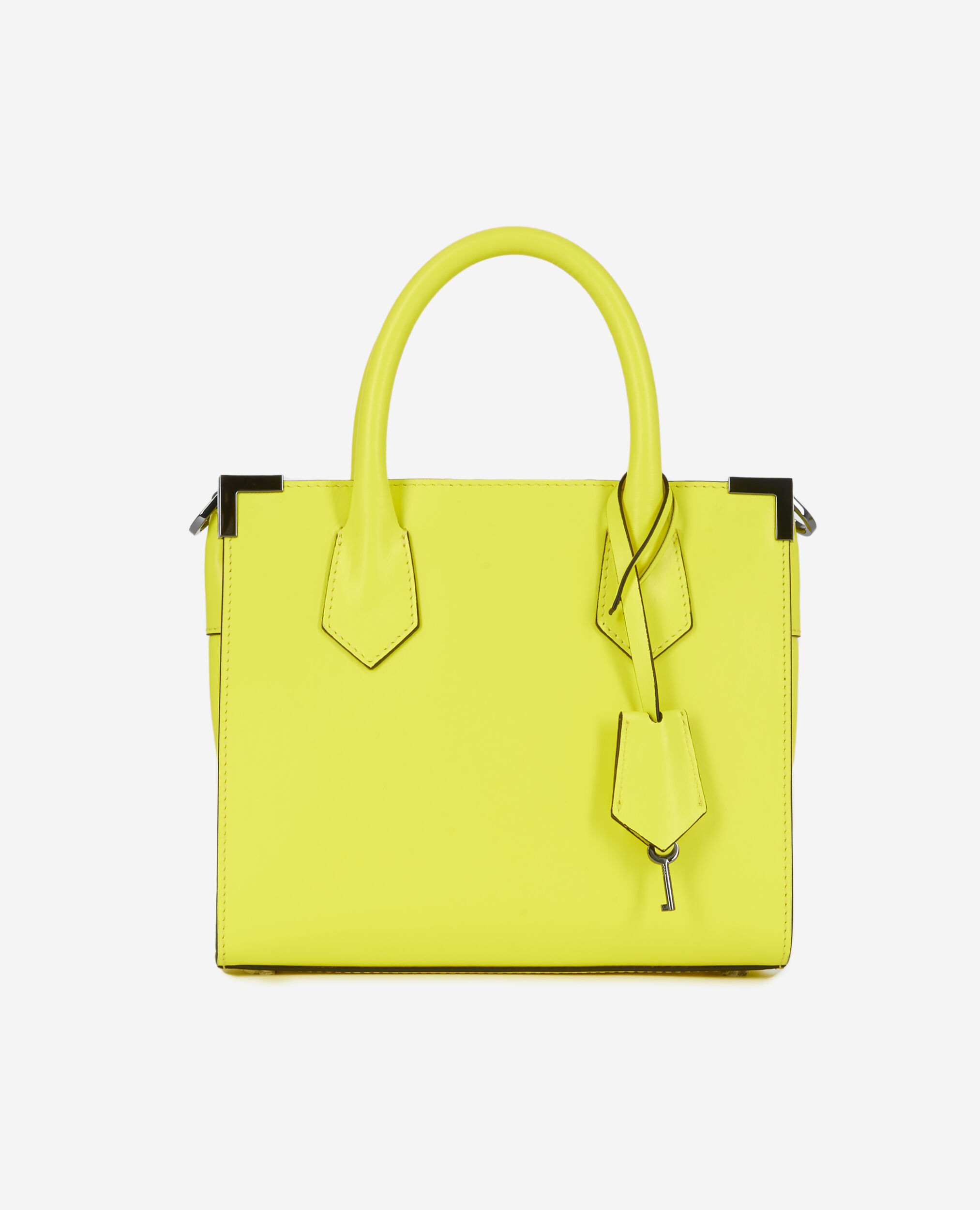 Medium Ming bag in yellow leather, YELLOW ACID, hi-res image number null