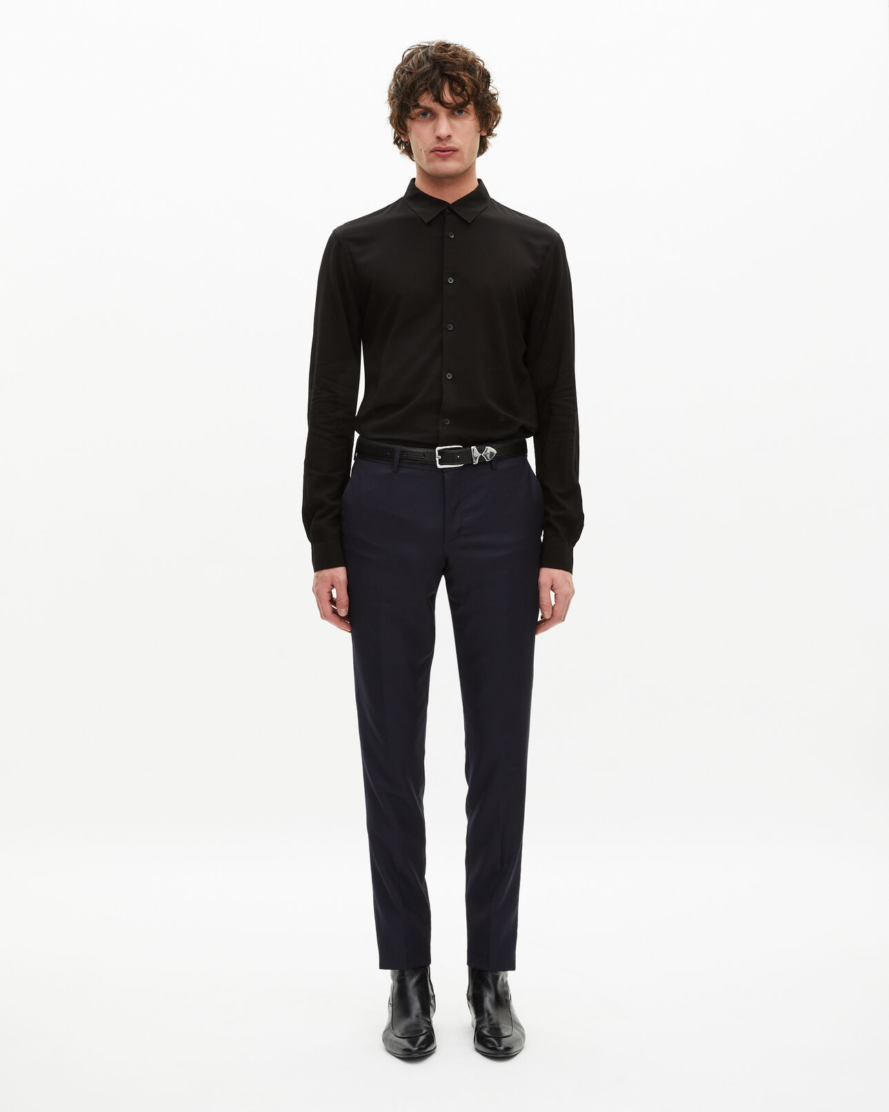 The Kooples MEN BLACK black shirt