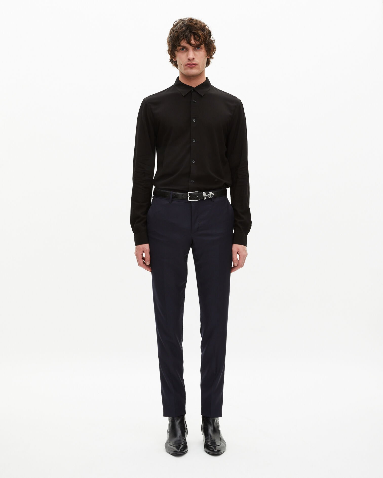 Black shirt, BLACK, hi-res image number null