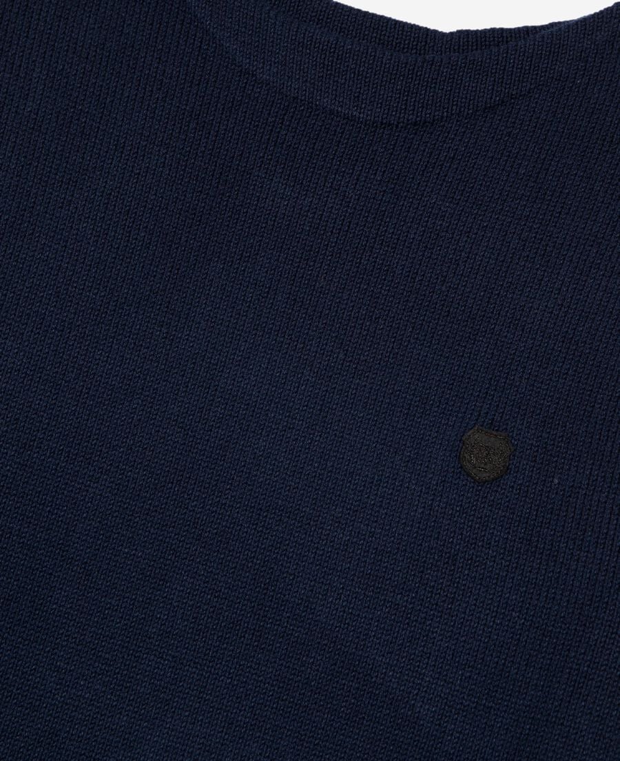 The Kooples HOMME NAVY pull col bateau marine